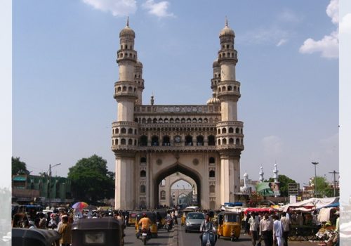 Charminar, das Wahrzeichen von Hyderabad. Foto: Soham Banerjee