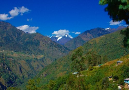 Ein Dorf in den Bergen Arunachal Pradeshs. Foto: appaji